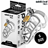 Jaula pentru penis Addicted Toys Locked Silver Lock
