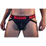 Jockstrap MACHO UNDERWEAR MX26X2 semitransparent cu suport