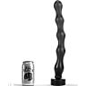 Jucărie anal ALL BLACK ANAL BEADS 41,5 cm cu stimulare variabilă