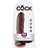 Dildo King Cock 8" cu tact real și testicule