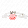 Mordaza KINK COLLAR & GAG cu formă de suzetă ajustabilă