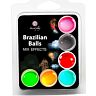 Bile Secretplay Brazilian Balls Set 6 cu aromă captivantă