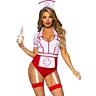 Costum de asistentă LEG AVENUE COSTUMES roșu/alb S