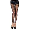 Leggings Music Legs cu dungi verticale semi transparente