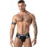 Chiloți LOCKER GEAR SPORT MESH JOCK BRIEF negri XL