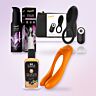 Set premium pentru cupluri cu inel vibrator și vibrator pentru deget