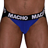 Jockstrap MACHO UNDERWEAR MX28AZ cu suport dublu