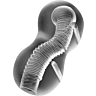 Masturbator JAMYJOB TENSEK 3 cu design transparent