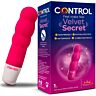Vibrator mini Velvet Secret cu tactil catifelat