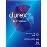 Prezervative Durex Natural 24 buc forma easy on