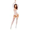 Bodystocking Passion Woman BS125 cu fundă deschisă