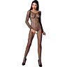 Bodystocking Passion BS068 cu detalii din dantelă