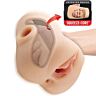 Masturbator PDX PLUS+ DOUBLE POUNDER cu vibrație