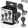 Set de 3 Plugs Anale Addicted Toys cu Joya - Estimulare Progresivă
