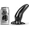 Plug anal ALL BLACK 13 cm curbat