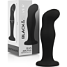 Plug anal BLACK&SILVER SEAN cu texturi pentru stimularea punctului P