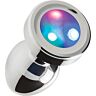 Plug anal S Pleasures Metal IRIS cu lumini LED