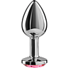 Plug Anal SECRETPLAY 8cm din Aluminiu cu Cristal