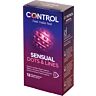 Prezervative Control Sensual Dots & Lines cu stimulare extra