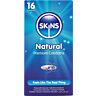 Prezervative SKINS Natural 16-Pachet cu senzație de a doua piele