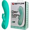 Vibrator Rabbit Pretty Love DJ Stick cu stimulare clitoridiană