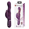 Vibrator Rabbit HIGH TECH PRETTY LOVE LOURSEN cu mișcare de împingere