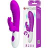 Vibrator Conejito Pretty Love Naughty Bunny cu vibrații duale