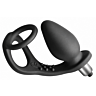 Vibrator prostatic ROCKS-OFF RO-ZEN cu inele duble, 7 trepte, negru onix