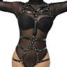 Body harness SUBBLIME FETISH cu chingii ajustabile