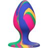 Plug Anal CalExotics Cheeky Medium Tie-Dye cu Ventuză