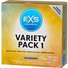 Prezervative Exs Variety Pack 1 cu arome și texturi