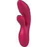 Vibrator Dalida cu dublă stimulare și design flexibil