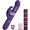 Vibrator Pretty Love Coale 4 în 1 cu stimulare dubla