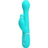 Vibrador Rabbit Pretty Love Dejon 3 în 1 pentru stimulare combinată