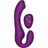 Vibrator Loviux XOCOON Strapless 2 în 1 cu control remote