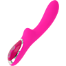 Vibrator OHMAMA 21 cm cu rabbit și încărcare magnetică