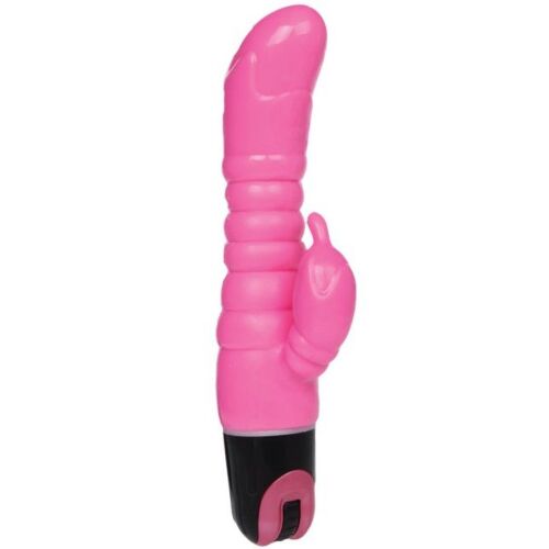 Vibrator Baile 22.5 cm cu stimulare clitoriana