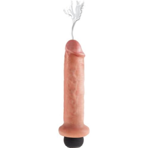 Dildo KING COCK 17.8 CM cu Jizzle Juice