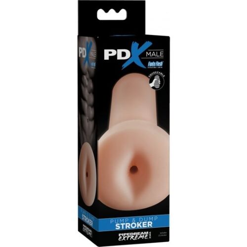 Masturbator PDX MALE - PUMP AND DUMP STROKER cu texturi interne