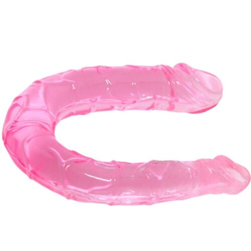 Dildo Double Baile | Compact și texturizat pentru stimulare