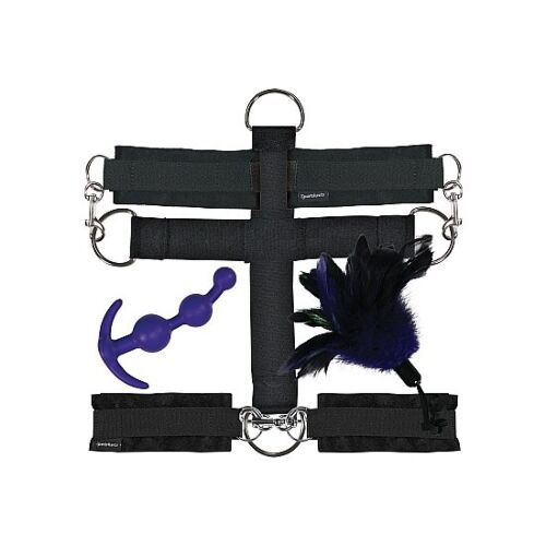 Kit bondage Bound & Determined – Accesorii complete pentru cupluri