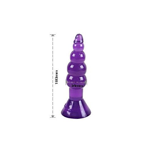 Plug Anal Baile 17 cm cu formă ondulată