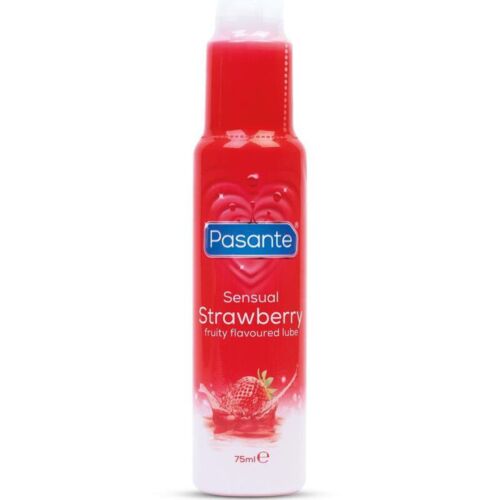 Pasante Lubrifiant cu Căpșuni 75ml - Gel Vegan pentru Piele Sensibilă