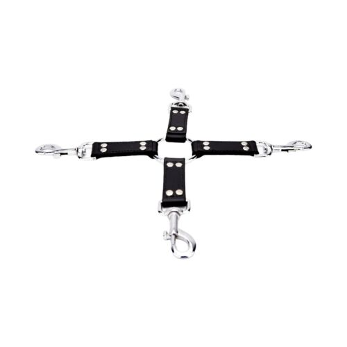 Restricții bound leather 4 Way Hog Tie