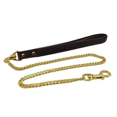 Leash Bound din piele nubuck, lungime 108 cm