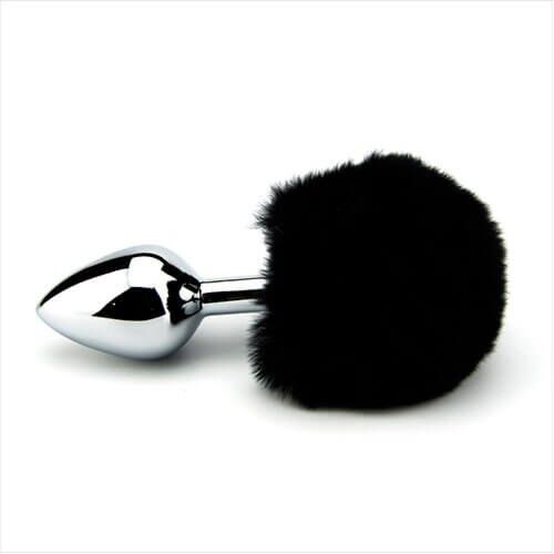 Butt Plug Furry Fantasy Bunny Tail cu coada de iepure Negro