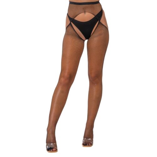 Colanți Crotchless Lace cu design provocator