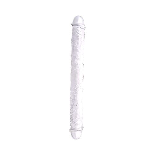 Dildo cu Două Capete Loving Joy 15 Inch Transparent