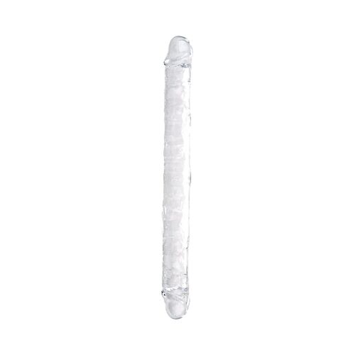Dildo Transparent Loving Joy 18 Inch cu ventuză