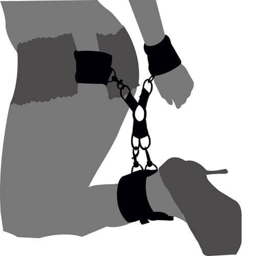 Set restricții Loving Joy cu mânere reglabile